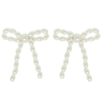 LONG TAIL BOW RIBBON EARRINGS